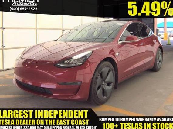 TESLA MODEL 3 2018 5YJ3E1EA2JF019321 image